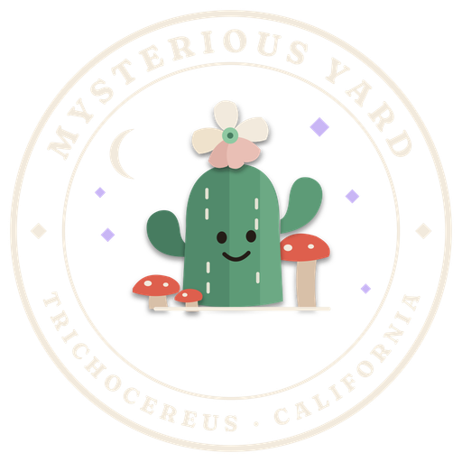 Mysterious Yard — a Trichocereus yard in Discovery Bay, California
